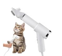 Nevalerra Cat Hair Dryer - Pet Grooming Blower, Coat Dryer | Motor de bajo ruido con ajustes de calor ajustables, diseño manos libres integrado para secar evenly y reducir el estrés para gatos