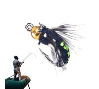 Nevalerra Cebo de con Mosca | Cebo Artificial para Trucha con Anzuelo | Accesorios de para de Arrastre de río, lanzar Agua Poco Profunda, distribución dinámica del Peso, simula el