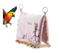 Nevalerra - Colorido Pájaro Empleo Juguetes, Barras de madera Natural Perch, Set de escalada duradera | Actividad libre de estrés y enriquecimiento de jaula para aves ornamentales y periquitos