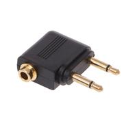 Nevalerra de aeronaves, adaptador de conector internacional - Adaptador de auriculares portátil, auriculares y compactos robustos, Aviation Electronics Home Theater, Audio para conductores