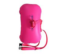 Nevalerra de natación de Agua Abierta - 18.9x12.4in Flotante de Alta Visibilidad, de natación, cinturón de Cintura Ajustable Bolsa Seca PVC Drury | Flota de Remolque Inflable para entrenami
