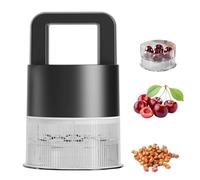 Nevalerra Deshuesador de Cerezas - Dispositivo a presión,Deshuesador de cerezas con protector de salpicaduras,para aceitunas, dátiles, elaboración de mermeladas, pasteles, repostería y