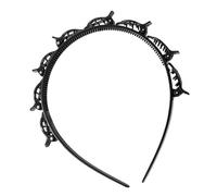 Nevalerra Diadema con clips, clip de diadema para mujeres, Banda para el cabello con clips, Herramienta de trenza dentada de tejido de tejido para giros en capas Viajes a casa Touch-ups