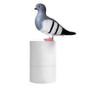 Nevalerra Dispensador automático de jabón, tecnología de sensor inteligente de 9 x 27,5 cm, diseño en forma de pájaro de paz, espuma líquida sin contacto, cocina, baño, dormitorio, hotel, restaurante