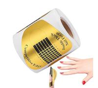 Nevalerra Formas de acrílicas - Formas de de gel en forma herradura con números marcados - Puntas de extensión de para de gel, moldeador de para puntas de decoración de