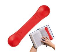 Nevalerra Marcapáginas de piel magnética | Marcapáginas magnéticas con peso de página de PU lavable portalibros portable soporte de páginas de libro de lectura para libros de cocina de papel