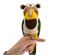 Nevalerra Pantalones - Ropa de loro de pájaro, lindo traje de loro de pájaro con forma de oso | Capa cálida para, ropa de pájaro, multi millas, accesorio de cosplay