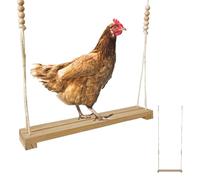 Nevalerra para gallineros, Columpios para gallineros, Tus Amigos emplumados - Soporte de Madera para Pollo, para Pollos, gallinero, Aves de Corral,