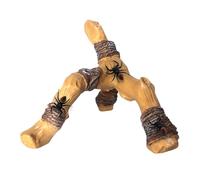 Nevalerra Rama de Esquina de Reptil, Juguete de Escalada de Gecko - Rama de Esquina Multiusos Esta Rama es para | Decoración Divertida de Plantas, Accesorios de Gecko para arañas, Camaleones