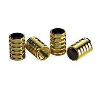 Nevalerra Tapones para Válvulas de Neumáticos - 4 Piezas De Cubierta Antifugas De Boquilla De Rueda De Auto,para Valvulas De Ruedas - para Vehículos Coches Camiones Motos Bicicletas Exterior