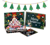 Nevalerra Tarjetas de felicitación de Navidad | Tarjetas de regalo creativas, tarjetas de regalo 3D alegres para amigos - hombres, mujeres, niñas, adolescentes, adolescentes, abuelas, esposas, maridos