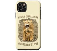 Never Challenge a Mother's Love - Leona con amor materno Carcasa para iPhone 11 Pro Max