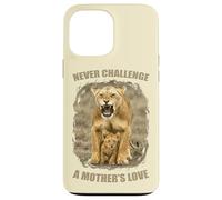Never Challenge a Mother's Love - Leona con amor materno Carcasa para iPhone 13 Pro Max