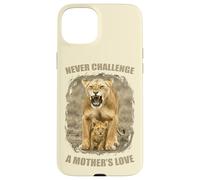 Never Challenge a Mother's Love - Leona con amor materno Carcasa para iPhone 15 Plus