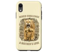 Never Challenge a Mother's Love - Leona con amor materno Carcasa para iPhone XR