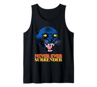 Never Ever Surrender (cita de luchador y gráfico de pantera) Camiseta sin Mangas