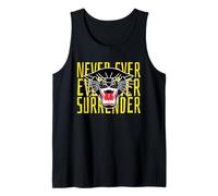 Never Ever Surrender (Fighter Statement y gráfico de Panther) Camiseta sin Mangas
