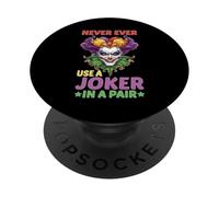 Never Ever Use A Joker In A Pair Mahjong Strategy Tip - PopSockets PopGrip Adhesivo
