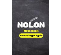 Never Forget Again Notebook From Nolon: Are you tired of forgetting important ideas, notes, and tasks? This notebook is designed to help you organize your thoughts and keep everything important