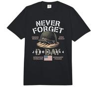 Never Forget D-Day 6 de Junio de 1944 USA Omaha Utah Casco de Playa Comfort Colors Adult Heavyweight T-Shirt
