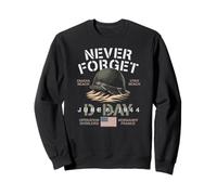 Never Forget D-Day 6 de Junio de 1944 USA Omaha Utah Casco de Playa Sudadera