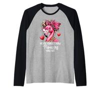 Never Forget How Flamazing You Are Flamingo Amazing Teacher Camiseta Manga Raglan