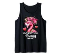 Never Forget How Flamazing You Are Flamingo Amazing Teacher Camiseta sin Mangas