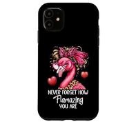 Never Forget How Flamazing You Are Flamingo Amazing Teacher Carcasa para iPhone 11