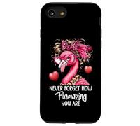 Never Forget How Flamazing You Are Flamingo Amazing Teacher Carcasa para iPhone SE (2020) / 7 / 8