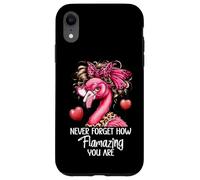 Never Forget How Flamazing You Are Flamingo Amazing Teacher Carcasa para iPhone XR