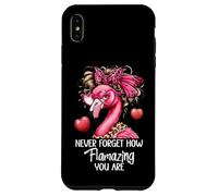 Never Forget How Flamazing You Are Flamingo Amazing Teacher Carcasa para iPhone XS Max