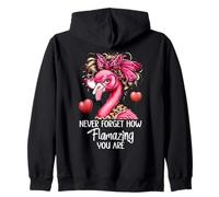 Never Forget How Flamazing You Are Flamingo Amazing Teacher Sudadera con Capucha