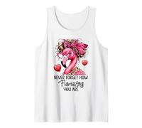 Never Forget How Flamazing You Are Flamingo Teacher Amazing Camiseta sin Mangas