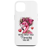 Never Forget How Flamazing You Are Flamingo Teacher Amazing Carcasa para iPhone 13