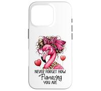 Never Forget How Flamazing You Are Flamingo Teacher Amazing Carcasa para iPhone 16 Pro
