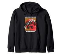 Never Forget Never Forgive (Gráfico) Sudadera con Capucha