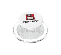 Never Forget Retro Vintage Disquete G omputadora Geek PopSockets PopGrip para MagSafe
