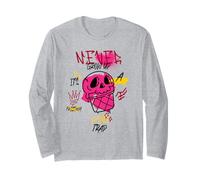 Never Grow Up It's A Trap (Divertido Graffiti Graphic) Manga Larga