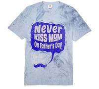 Never Kiss Mom on Fathers Day Comfort Colors Adult Heavyweight T-Shirt