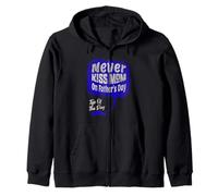 Never Kiss Mom on Fathers Day Sudadera con Capucha
