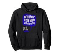 Never Kiss Mom on Fathers Day Sudadera con Capucha