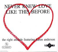 Never knew love like this before [Single-CD]