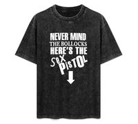 Never Mind The Bollocks Here's The Sex Pistol Unisex T-Shirt Black Mens Top tee L
