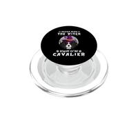 Never Mind The Witch Beware of Cavalier Dog Halloween PopSockets PopGrip para MagSafe