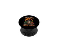 Never Mind The Witch Beware of French Bulldog Halloween PopSockets PopGrip Adhesivo
