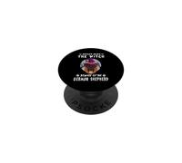 Never Mind The Witch Beware of German Shepherd Dog Halloween PopSockets PopGrip Adhesivo