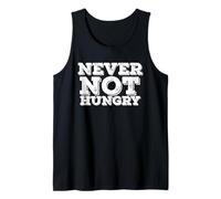 Never Not Hungry Retro Funny Food Love Hi Hungry I'm Dad Camiseta sin Mangas