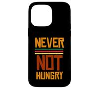Never Not Hungry Retro Funny Food Love Hi Hungry I'm Dad Carcasa para iPhone 14 Pro MAX