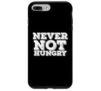 Never Not Hungry Retro Funny Food Love Hi Hungry I'm Dad Carcasa para iPhone 7 Plus/8 Plus