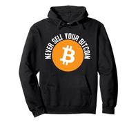 NEVER SELL YOUR BITCOIN BITCOIN CAMISETA DIVERTIG BTC LOGO CRYPTO Sudadera con Capucha